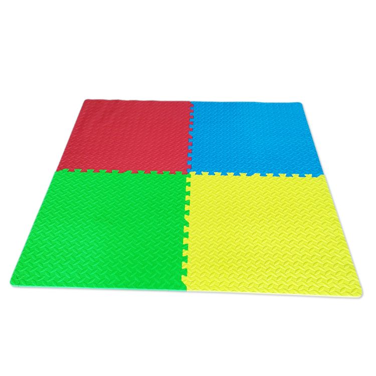 Red Yellow Blue Green Colorful Eva Foam Free Puzzle Floor Mats for Exercising Room