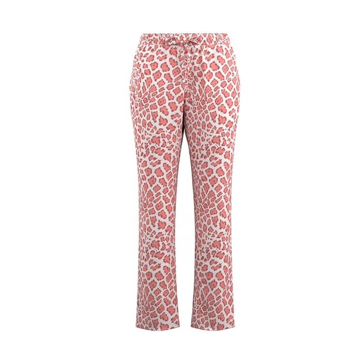 Relax Fit Solid Knit Womens Fleece Pants