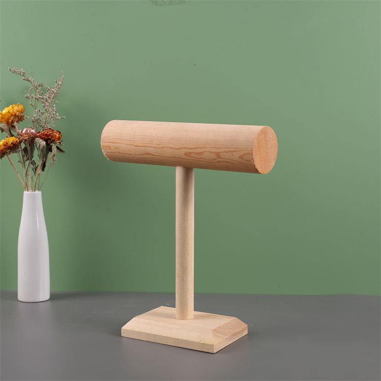 Removable Wooden Bracelet Display Stand Jewelry Stand Wood Display Sets Standing Bracelet Display