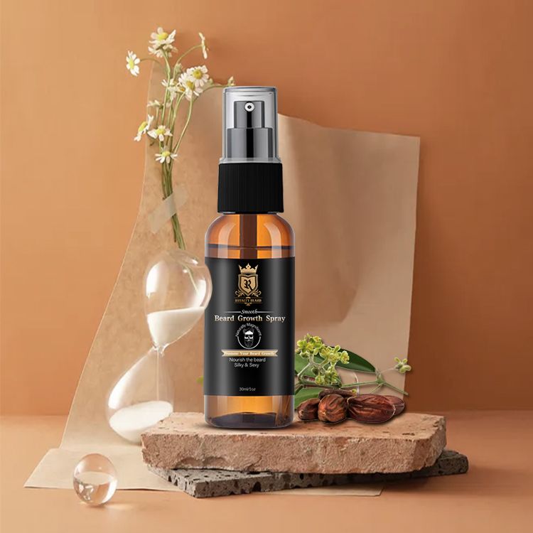 Royaltybeard Private Label Jojoba Oil Argan Natural Booster Beard Growth Spray for Men