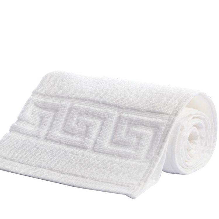 Rts 100% Combed Cotton Luxury Durable Spa Bathroom Rugs Mat Anti-Slip Bath Mats