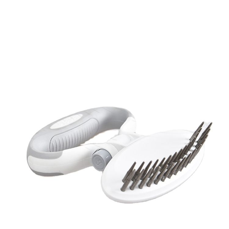 Self Cleaning Pet Cat Dog Hair Grooming Slicker Brush