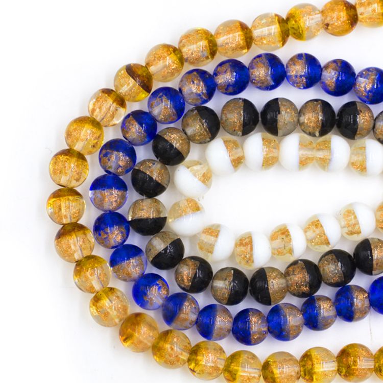 12mm  lampwaork crystal glaze beads jewelry
