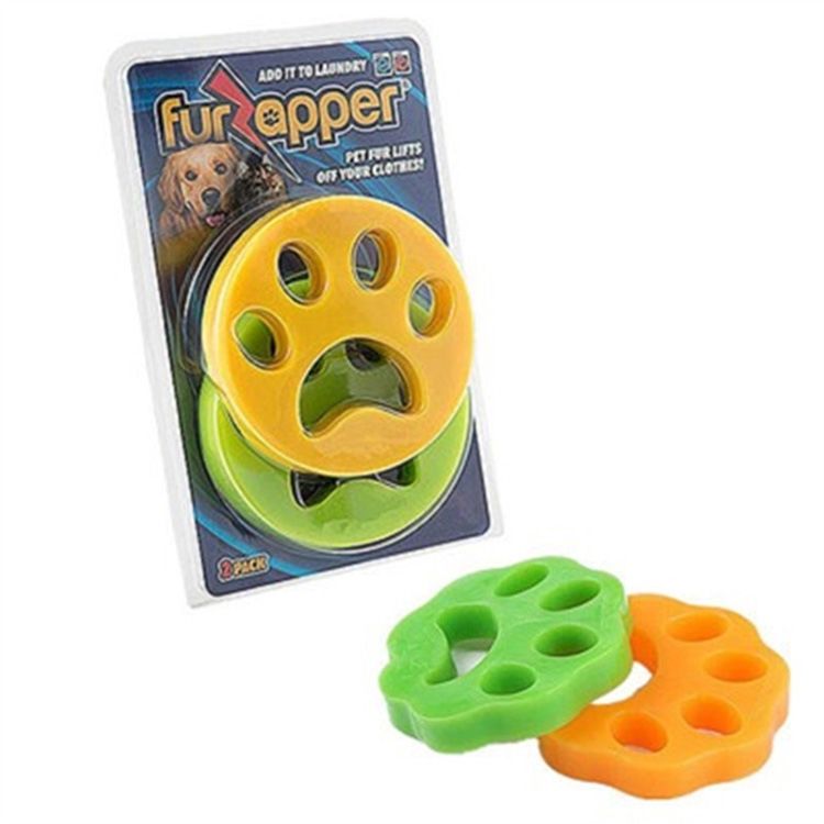 Silicone Paw Shaped Pet Dog Cat Hair Remover Stone for Laundry Machine Clothes Cleaning Pet Fur Catcher Zapper