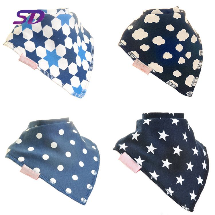 Popular Design Customized Hot Selling Baby Bandana Drool Bibs