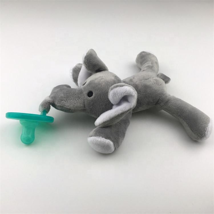 Stuffed Animal Baby Pacifier