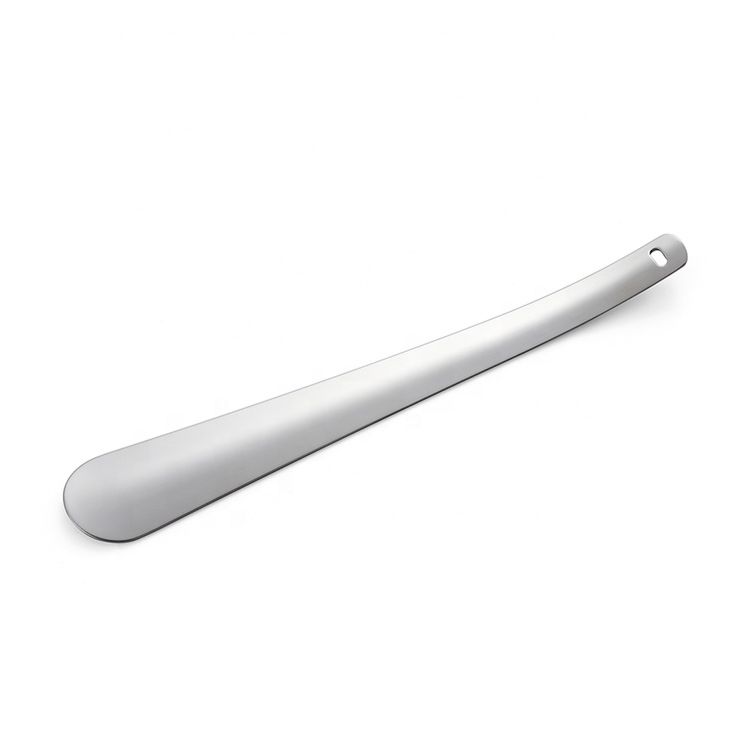 Style Hotel Stainless Steel Shoehorns Comfortable Long Handle Shoe Helper Direct Support Shoe Horns