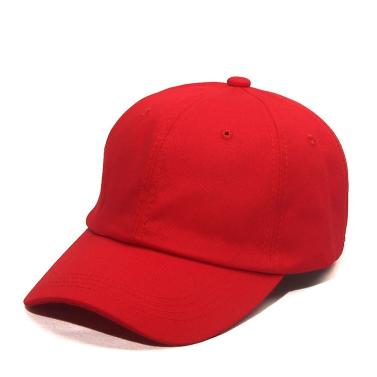 Thick Unstructured Embroidery Cotton Twill Dad Hats with Leather Strap