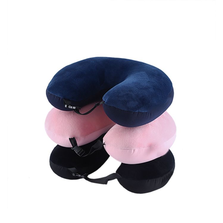 Travelling Airplane Neck U-Shaped Pillow Micro Bead Car Pillow Resting Ergonomic Women Sleeping Neck Support Travel Pillow