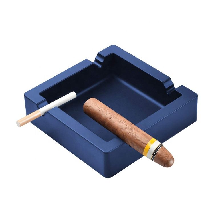 Unbreakable Large Size Square Silicone Ashtray Cigars Ashtray
