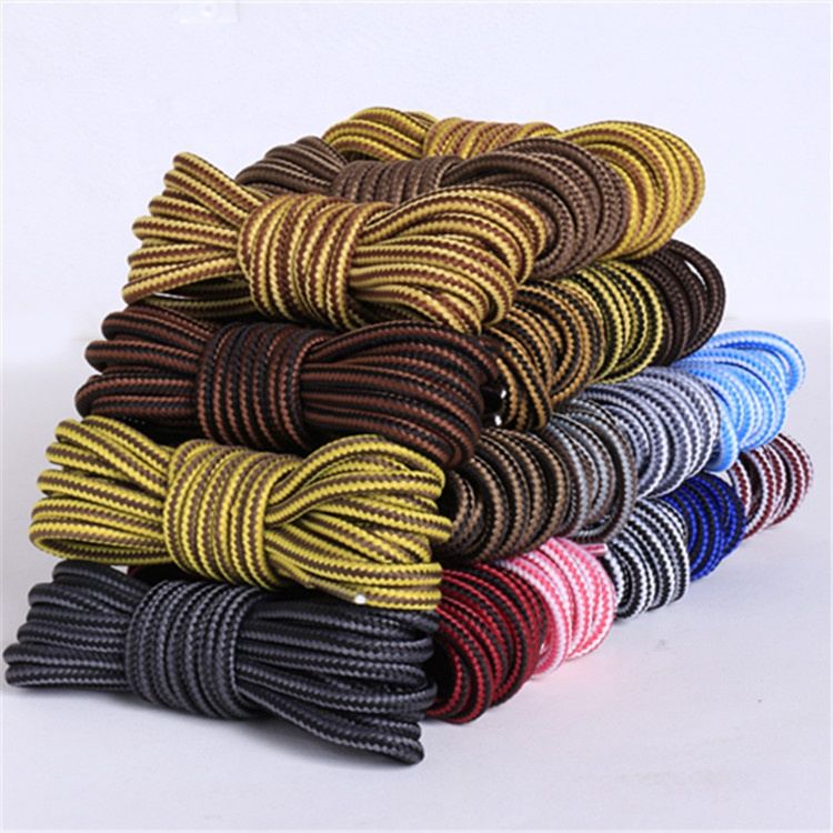 Unisex Strong and Safe Polyester Replacement Bootlaces Reinforced round Hiking Sport Boot Shoelaces