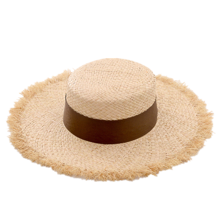 Upf50 Women Wide Brim Straw Panama Roll up Hat Fedora Beach Sun Hat