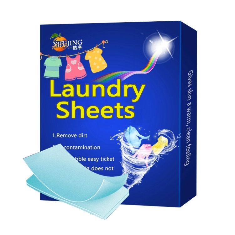 Washing Clothes Sheet Eco Friendly Biodegradable Laundry Detergent Sheet