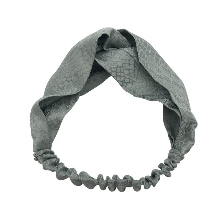 Women Hair Accessories Silk Hair Bands Wide Stretch Headbands