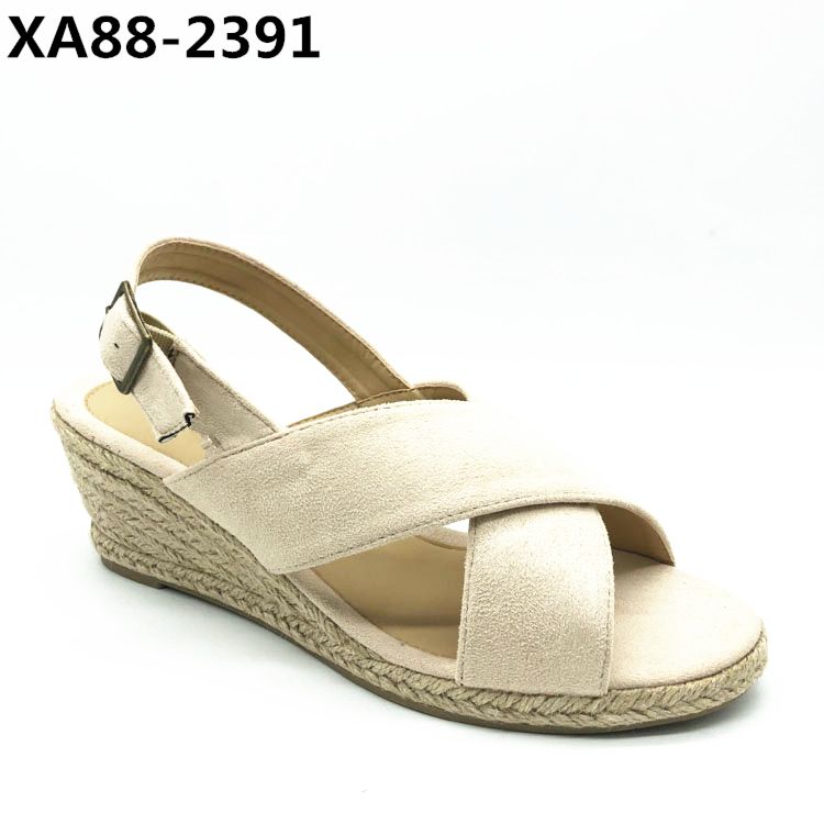 Women High Heel Espadrille Style for Customer Comfortable Insole and Shoes