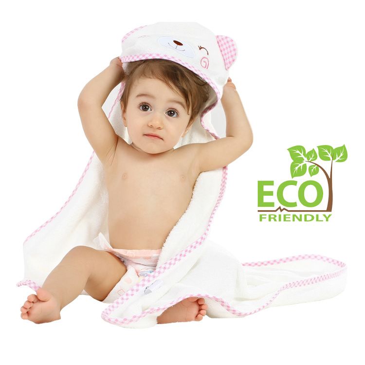 Baby Bamboo Fiber Cloak Bath Towel Hooded Blanket Swaddle Blankets