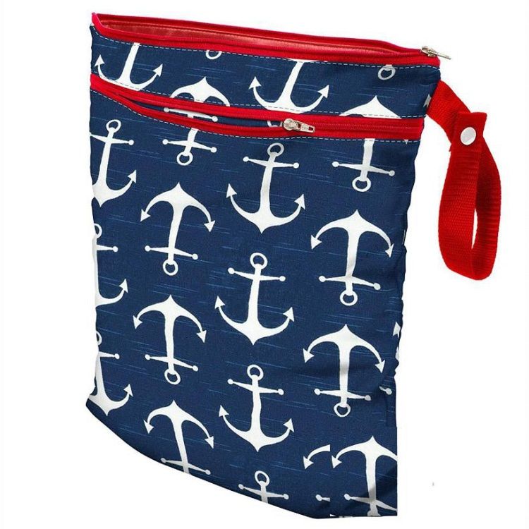 Baby Wet Dry Bag Easy to Clean Perfect for Wet Clothes or as Cloth Diapers Wet Bag Non Toxic Liner with Sealed Seams