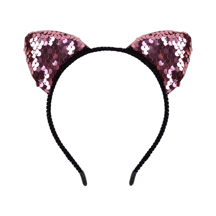 Cute Glitter Cat Ear Headband Party Fancy Girl Headband