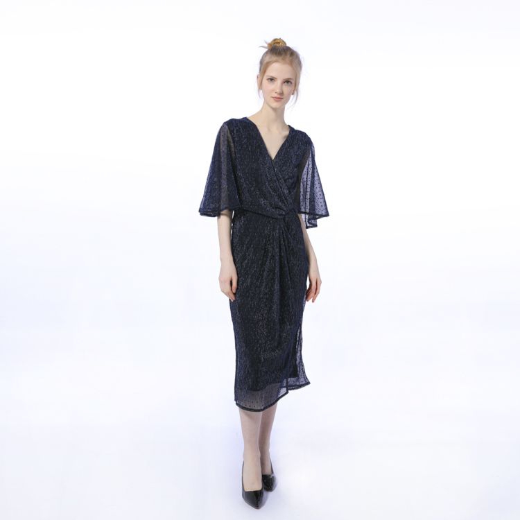 Flare Sleeve Chiffon Evening Maxi Dress plus Size Women Party Long Dress Gown Clothes Formal Long Slim Elegant Dress