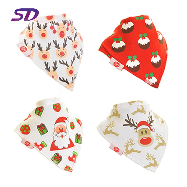 Popular Design Customized Hot Selling Baby Bandana Drool Bibs