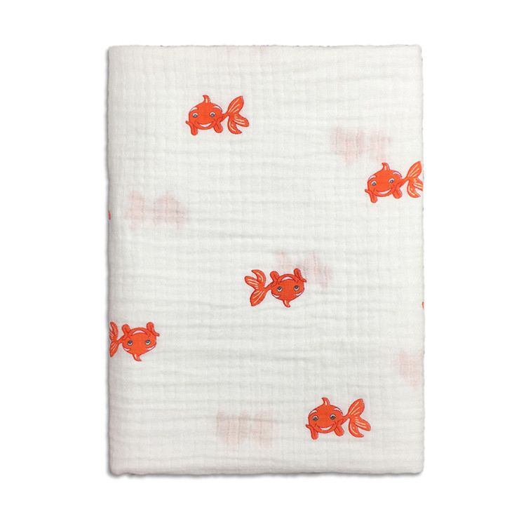 Printing Bamboo Cotton Baby Swaddle Blanket Dragonfly Muslin Swaddle Blanket