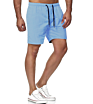 Men's Casual Shorts Candy-Colored Five-Point Drawstring Beach Shorts