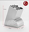 Household Metal Stainless Steel Knife Holder Kitchen Stainless Steel Multifunctional Knife Storage Rack