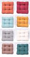 Solid Square Seat Cushion, Polyester Pillow Seat Corduroy Chair Pad Tatami Floor Cushion for Living Room