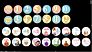 20Pcs or 32Pcs round Sticker Baby Month Growth Milestone Sticker Newest Printing Sticker