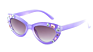 Bogoo Personalized Diamond Inlaid Children's Sunglasses Exquisite Cat's Eye Sunglasses Water Diamond Children's Sunglasses