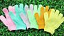 Pair Exfoliating Face Body Scrub Wash Gloves Scrubbing Spa Bath Wash Shower Massage Gloves