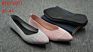 Womens Wide Fit Red Slip on Pink Ballet Flats Pumps Shoes