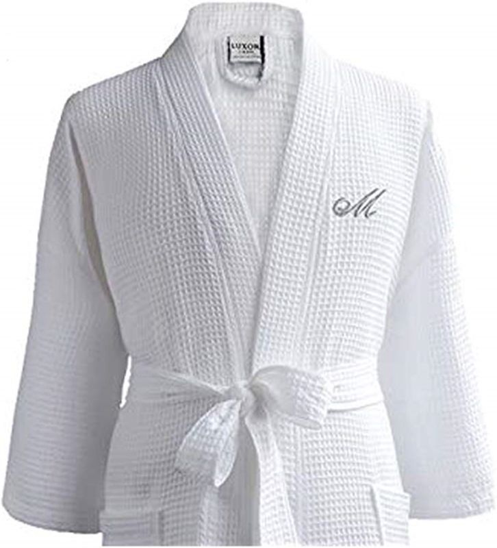 Hotel Waffle Bathrobes - 100% Egyptian Cotton Mr.& Mrs. Bathrobe Set