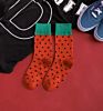 Skateboard Chaussette Homme Fruit Pineapple Cherry Mens Socks European Hip Hop Street Crew Meias Funny Socks