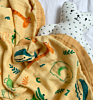 Os 100% Bamboo Fiber Organic Muslin Swaddle Blanket for Kids