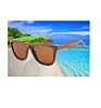 Polarized Shading Lens Sunglasses Handmade Black Walnut Sandwich Frame Sunglasses Design Sunglasses