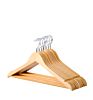 Yikai Style Non Slip Hangers Wooden Wardrobe Strong Coat Hanger