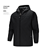 Light Softshell Jacket with Detachable Hood Light Weight Windbreaker Mens Jackets