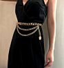 Luxury Boho 18K Gold-Plated Body Belly Jewelry Chain Beach Belt Women's Belt Chain