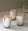 Table Decor Gold Mercury Glass Votive Tealight Candle Holders for Wedding Decor