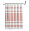 Waffle Shower Curtain Pieced Solid Microfiber Fabric with Scotchgard Water Repellent Treatment Modern Home Bathroom Decorations