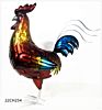 Better Metal Garden Rooster Ornaments Outdoor Decoration Iron Crafts Rooster Sculpture Stand