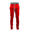 Red and White Striped Pants Elastic Waist Fitness Track Mens Drawstring Running Quick Drying Sports Trousers