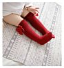 Velvet Bow Baby Kids Long Booties Knee High Socks with Big Bows