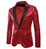 Design Fancy Sequins Worsted Fabric Men Tuxedo Suit