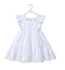 Embroidery Flower Girls Unicorn Dress for 5-8 Years Old