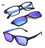 Gl2074 Retro Guangzhou Ultem Clip on Sun Shades Cycling Polarized Vintage Fishing Sunglasses