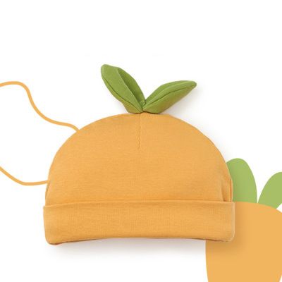 and Full Thin Cute Green Shoots Knitted Beanie Baby Girl Hats Wool Knit Hat Knitted Beanie