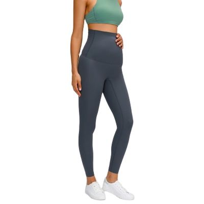 Pregnancy Yoga Pants Soft Elastic Maternity Leggings for Women Woven Fabric Maternity Support Skinny