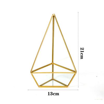 Typ3134 Modern Rustic Art Style Hanging Air Plant Holder Himmeli Geometric Planter Metal Airplant Rack Tillandsia Hanger